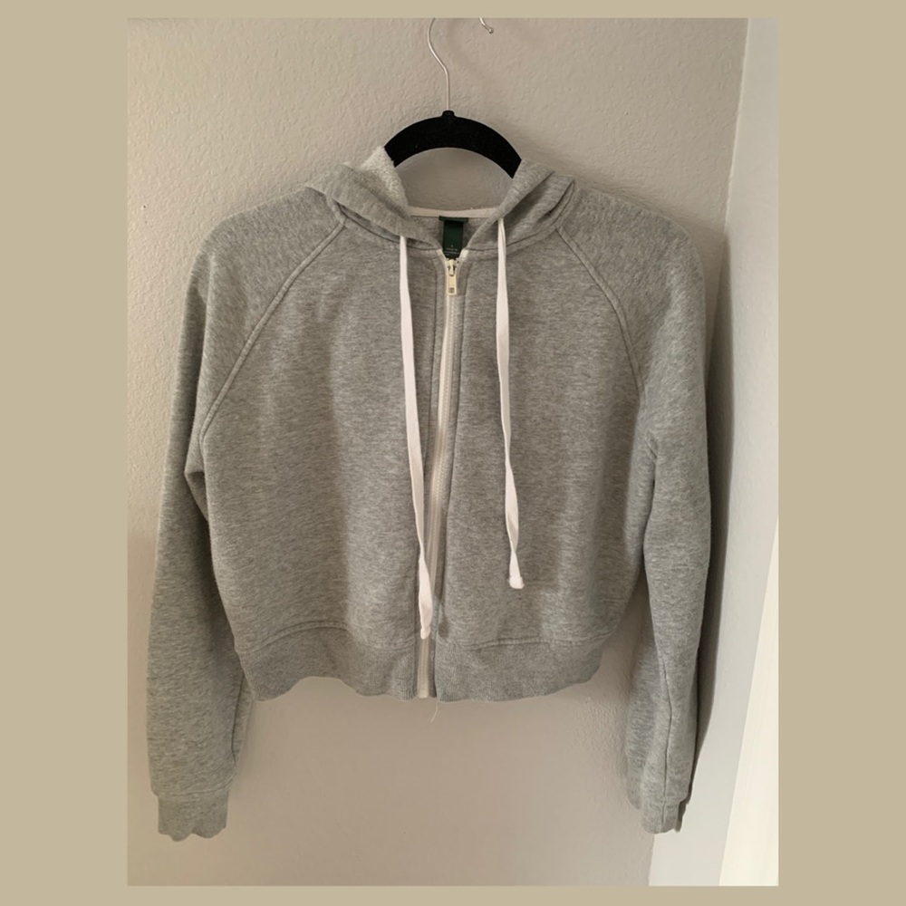 Light Grey Cropped Jacket